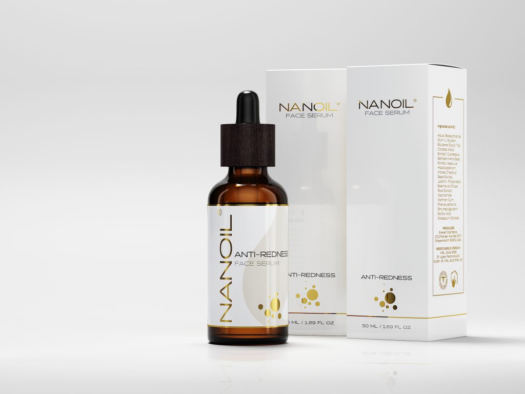 Nanoil soothing face serum for couperose skin 
