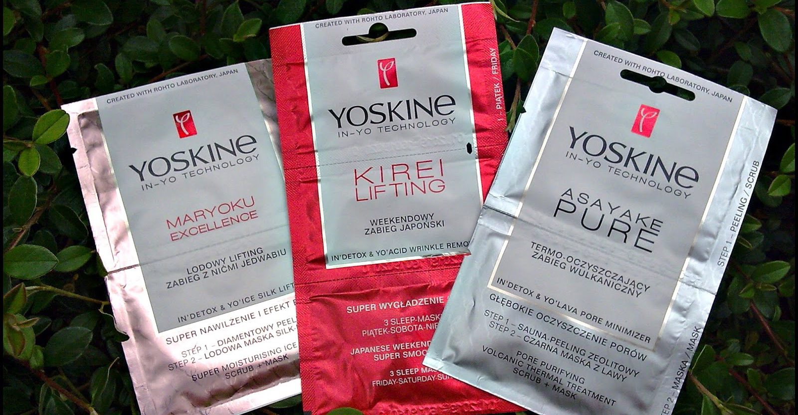 Yoskine In-Yo Technology: Face Treatment in Sachet