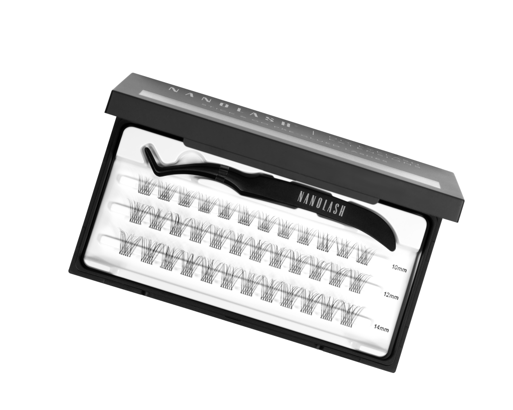 pre glued lashes clusters nanolash